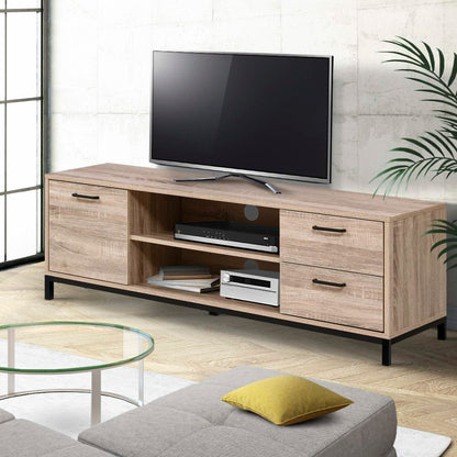 Tania TV Cabinet Entertainment Unit 132cm - Pine