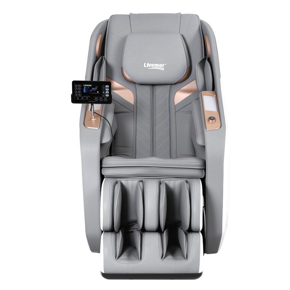 Rowa 4D Massage Chair Electric Recliner Double Core Mechanism Massager - White