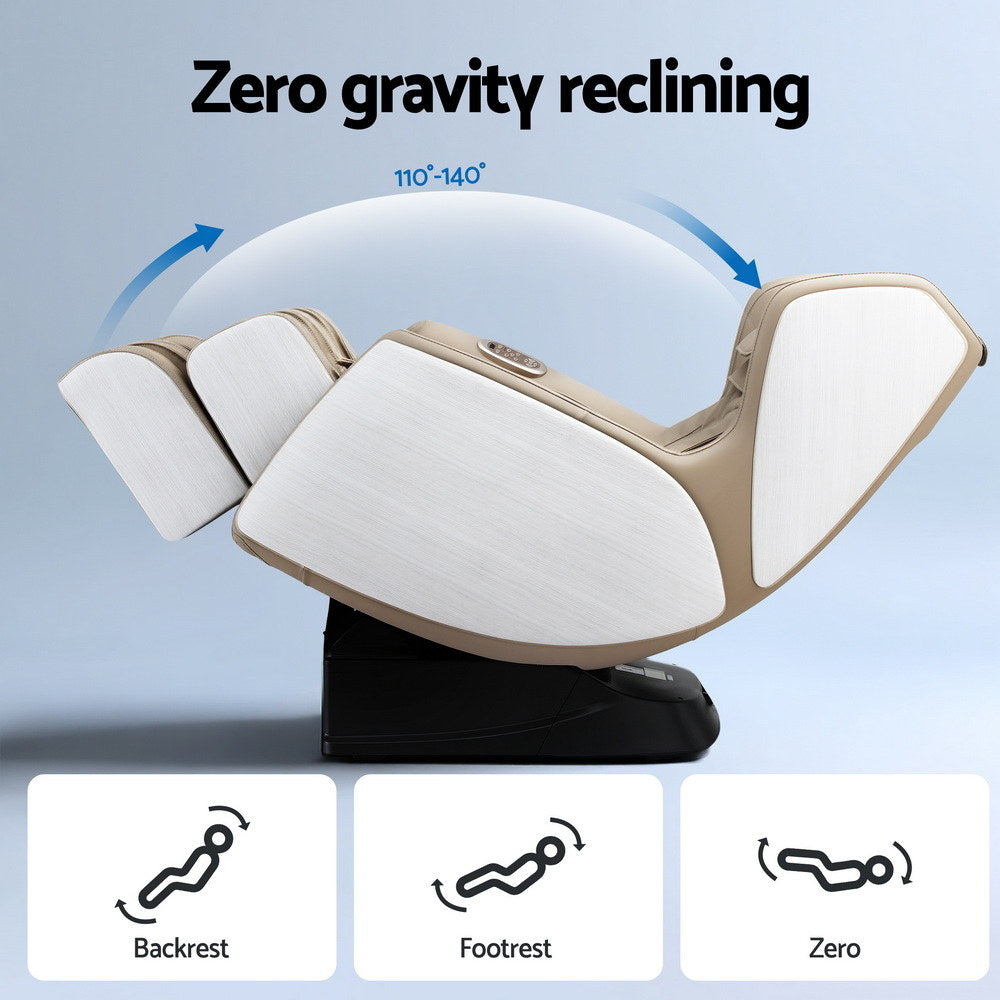 Olin Massage Chair Electric Recliner Home Massager 3D - White