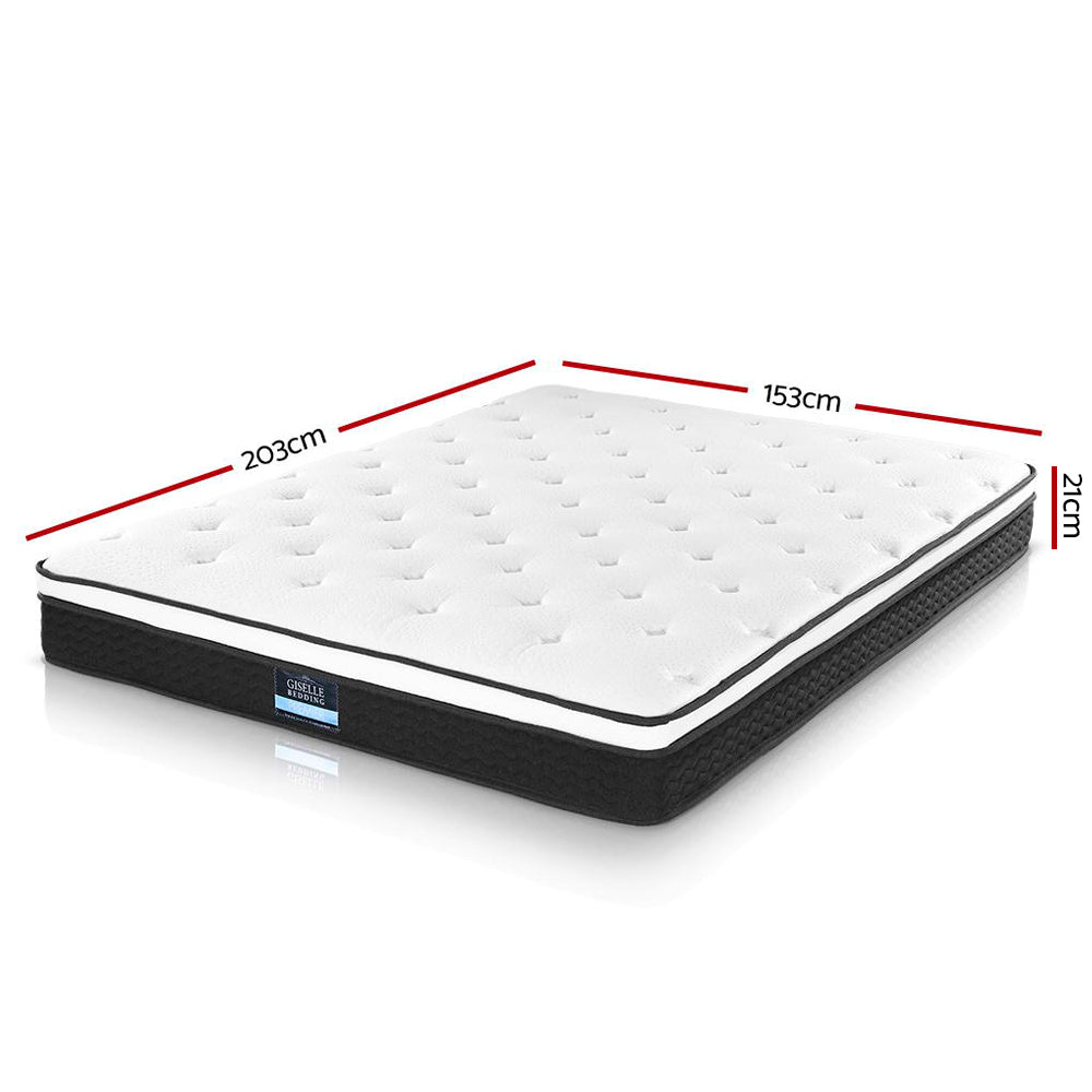 Bonita Euro Top Bonnell Spring 21cm Thick Mattress- Queen