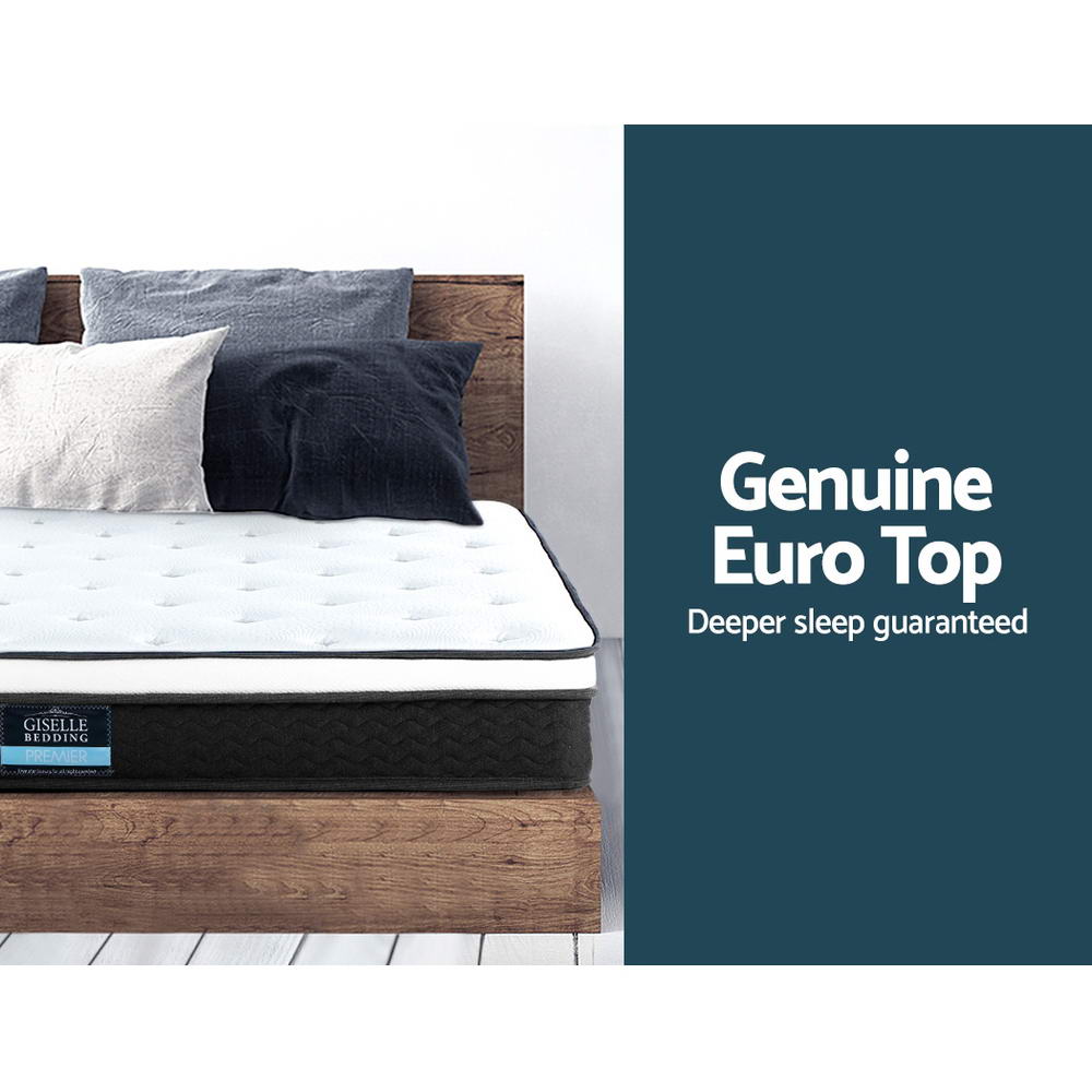 Bonita Euro Top Bonnell Spring 21cm Thick Mattress- Queen