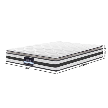 Normay Series Pillow Top 21cm Thick Mattress - Double