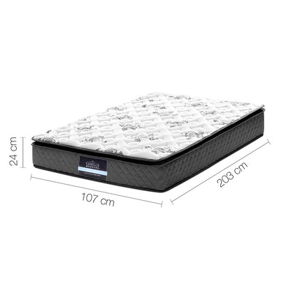 Rocco Series Pillow Top 24cm Thick Mattress- King Single