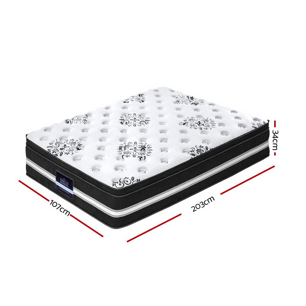 Donegal Series Cool Gel Memory Foam 34cm Mattress - King Single