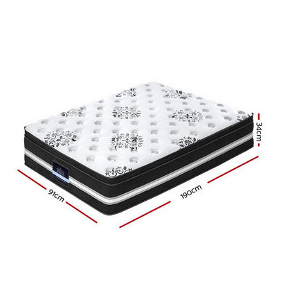 Donegal Series Cool Gel Memory Foam 34cm Mattress - Single