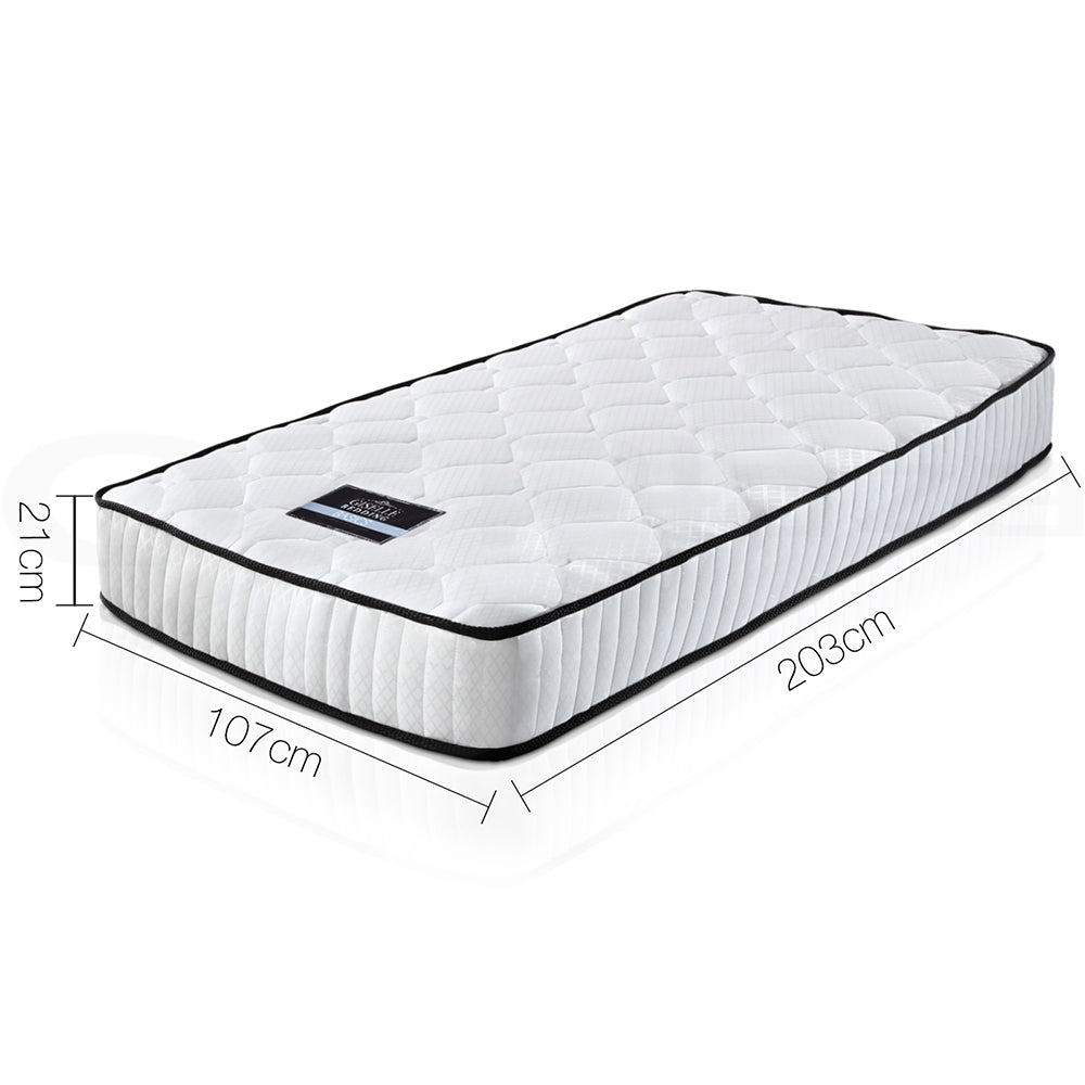 Peyton Pocket Spring Tight Top 21cm Thick Mattress - King Single