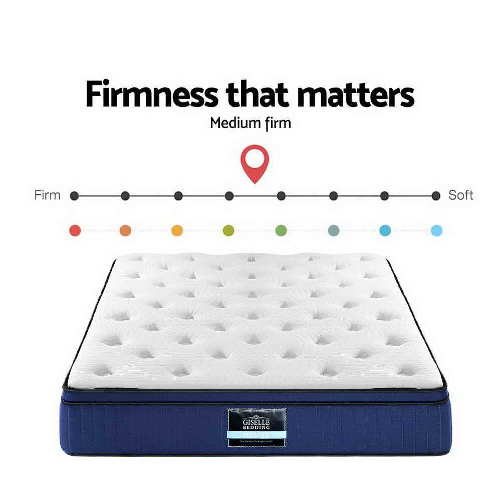 Franky Series Cool Gel Memory Foam 7 Zone 34cm Mattress - King