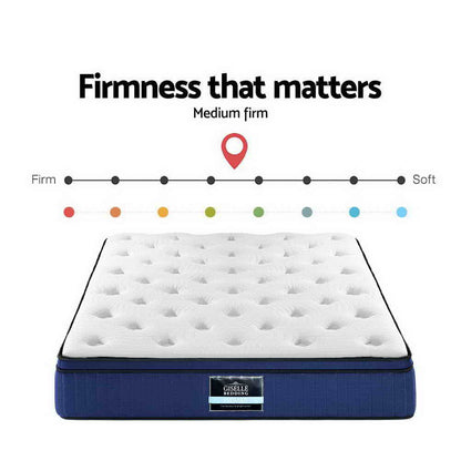Franky Series Cool Gel Memory Foam 7 Zone 34cm Mattress - King