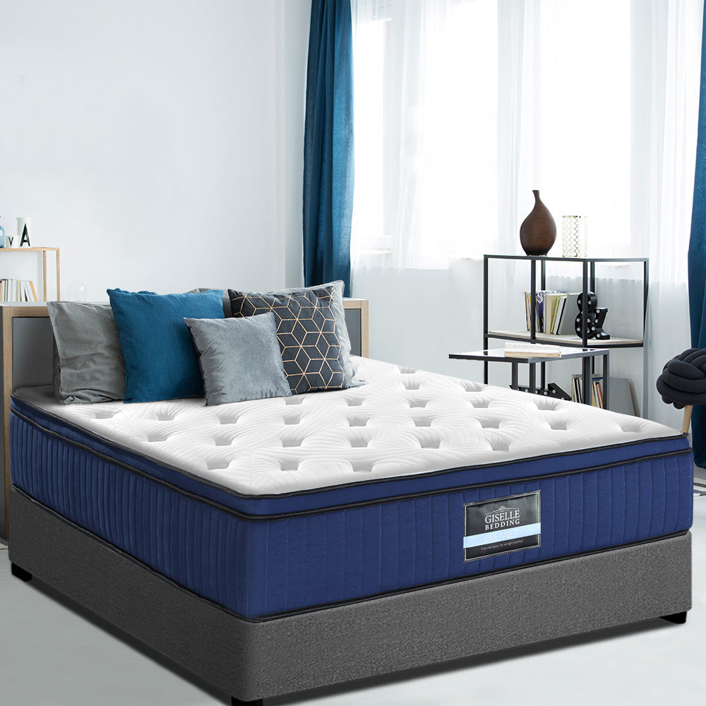 Franky Series Cool Gel Memory Foam 7 Zone 34cm Mattress - King