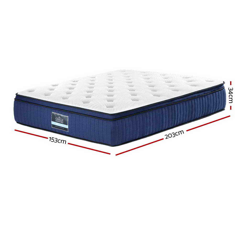 Franky Series Euro Top Cool Gel Pocket Spring Memory Foam 7 Zone - Queen