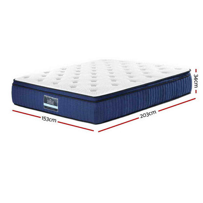 Franky Series Euro Top Cool Gel Pocket Spring Memory Foam 7 Zone - Queen