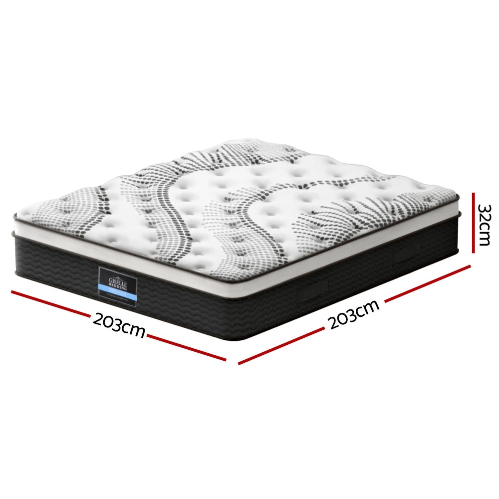 Como Series Euro Top 32cm Thick Mattress - Super King