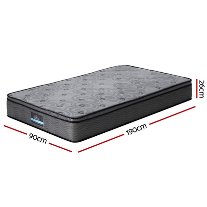 Reverie Series Euro Top 26cm Thick Mattress - Single