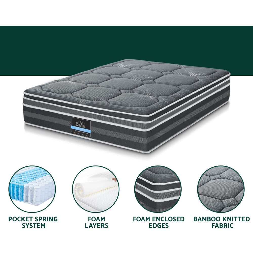 Kristie Series Dual Euro Top 35cm Thick Mattress - Double