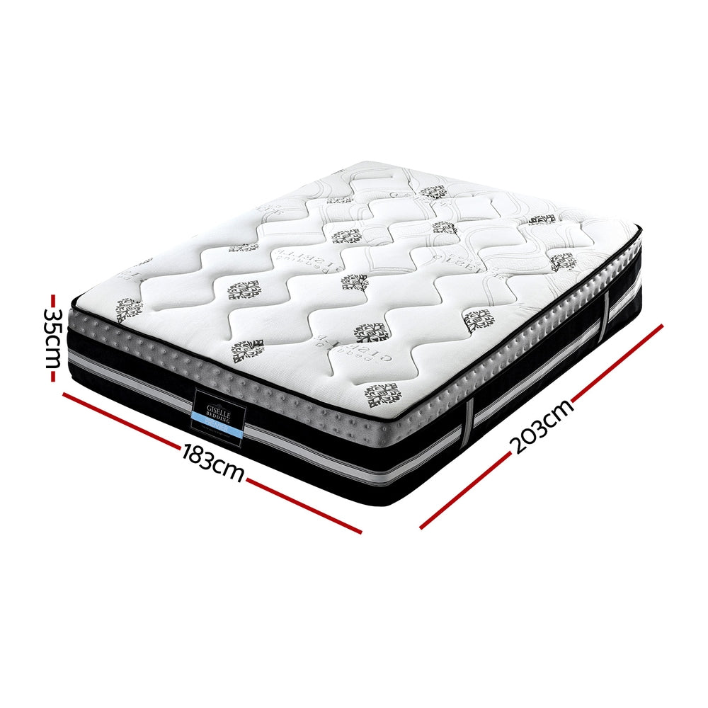 Galaxy Series (Bed in a Box) Pocket Spring Gel Memory Foam 35cm Thick - King