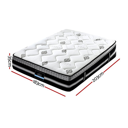 Galaxy Series (Bed in a Box) Pocket Spring Gel Memory Foam 35cm Thick - King