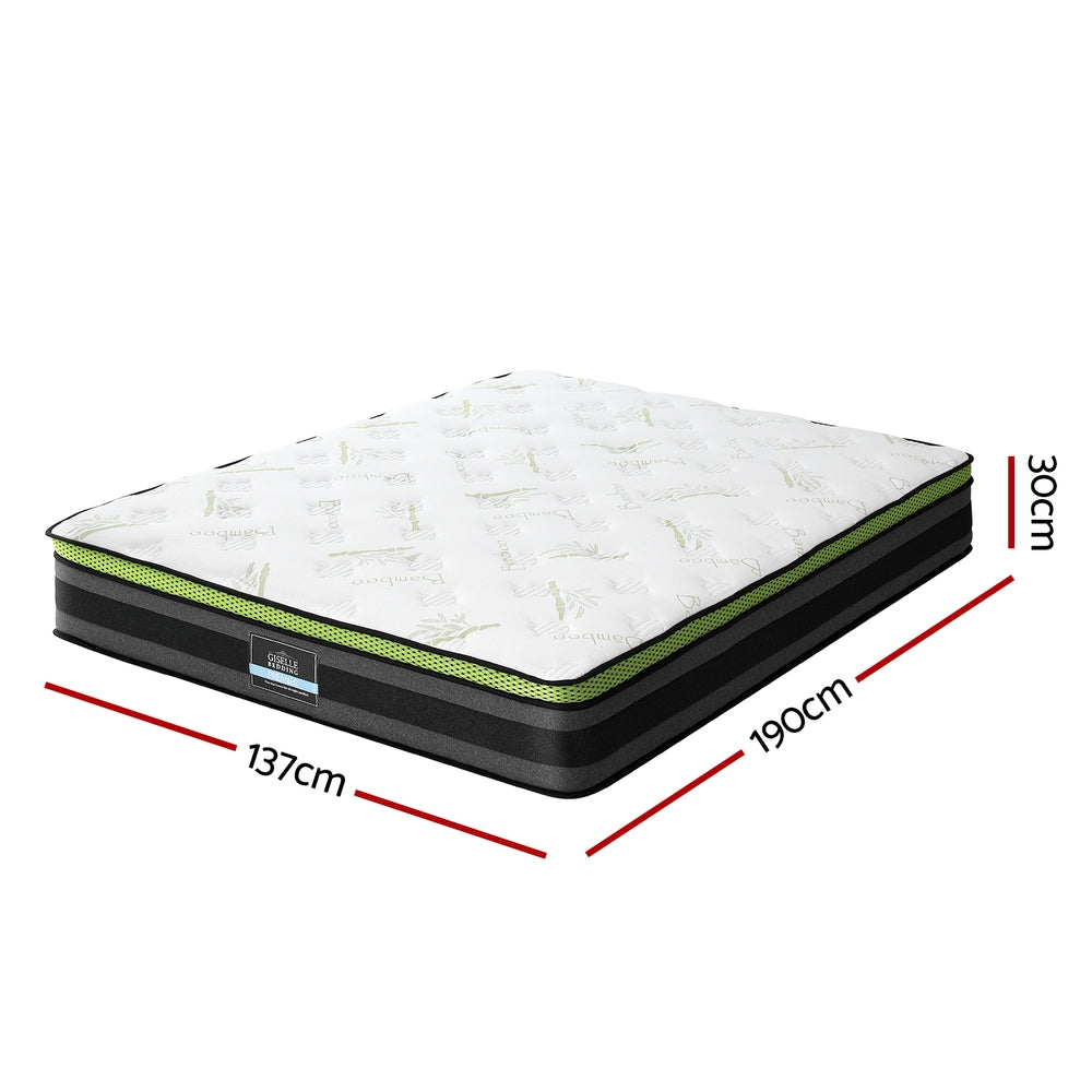 Tiberius Series Memory Foam Cool Gel Foam 30cm Thick - Double