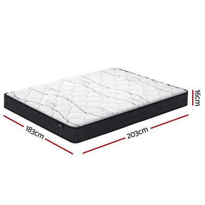 Glay Series Bonnell Spring (Medium-Firm) 16cm Thick Mattress - King