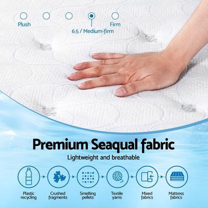 LVORY Series Gel Foam Pocket Spring 30cm Thick Mattress - King Single