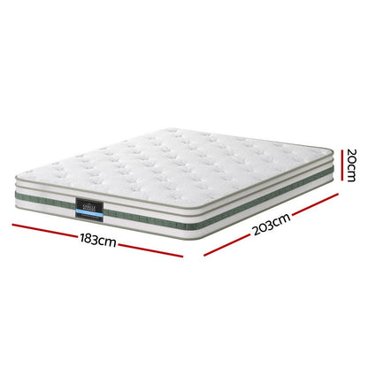 Mint Series Green Tea Foam 20cm Thick Mattress - King