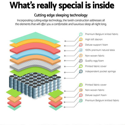 Devon Series Plush Euro Top 31cm Thick - King