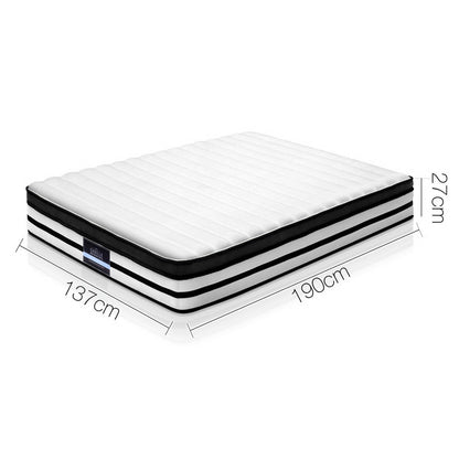 Premier Series Euro Top 27cm Thick Mattress - Double