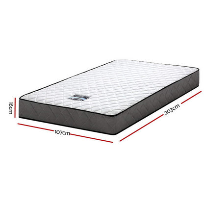 Alzbeta Bonnell Spring Tight Top 16cm Thick Mattress - King Single