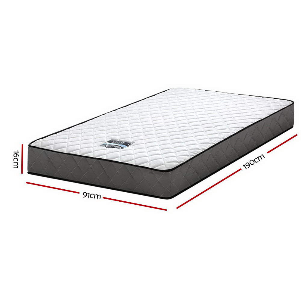Alzbeta Bonnell Spring Tight Top 16cm Thick Mattress - Single