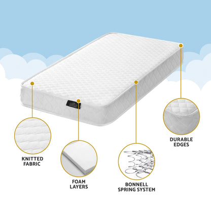 Baby Cot Mattress Spring Foam 13cm Thick