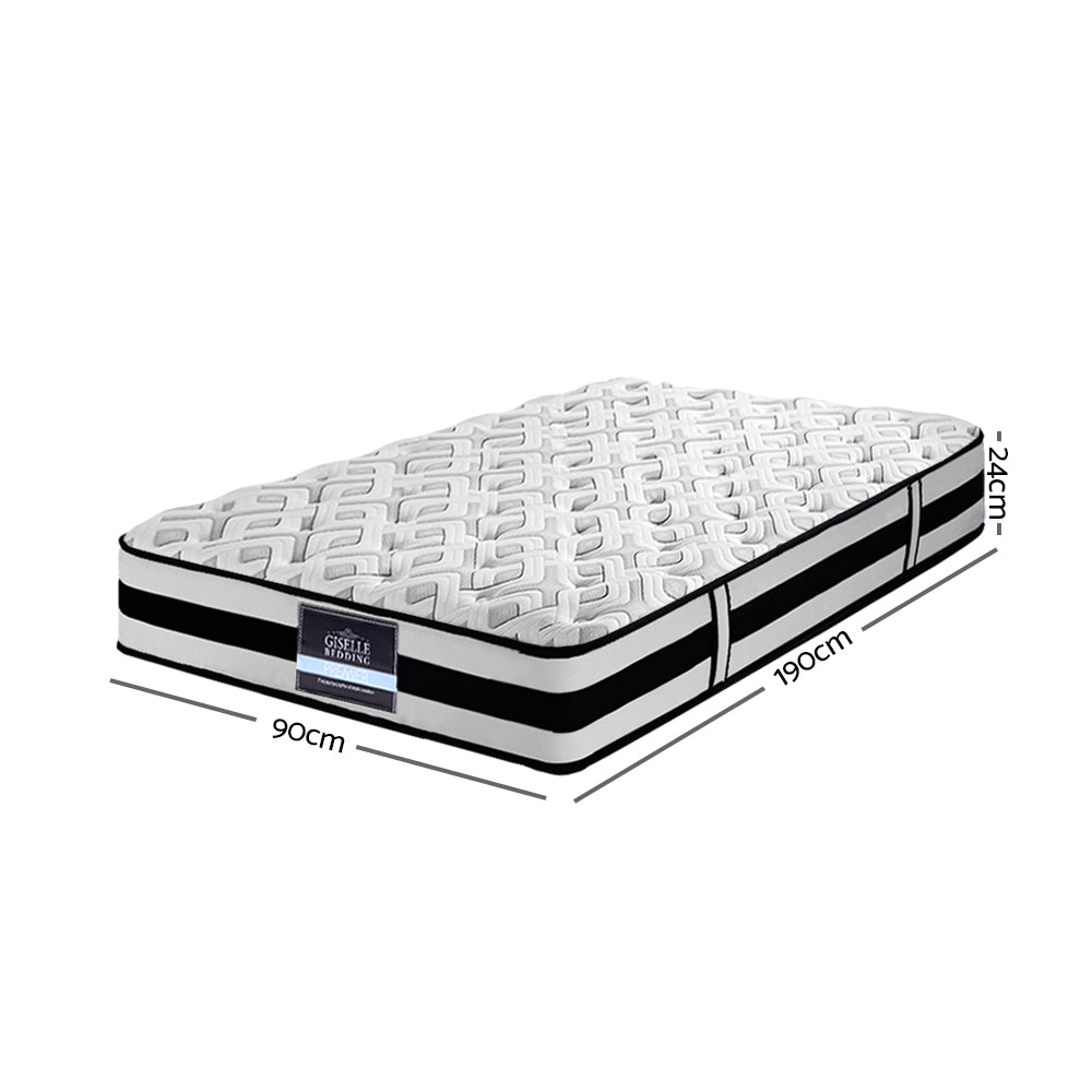 Rumba Series Tight Top (Super Firm) 24cm Thick Mattress  - Single