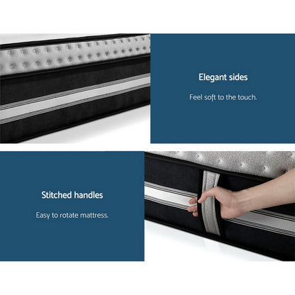 Galaxy Euro Top Cool Gel Pocket Spring Mattress 35cm Thick - King