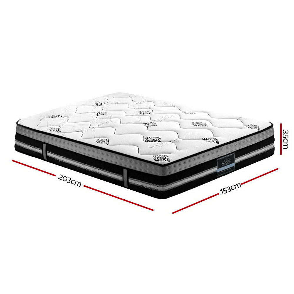 Galaxy Series Euro Top Cool Gel Memory Foam 35cm Mattress - Queen