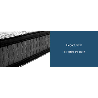 Luna Series Euro Top Cool Gel Memory Foam 36cm Mattress - King Single