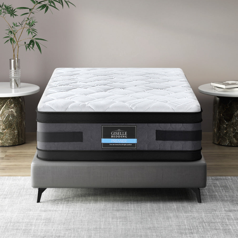 Luna Series Euro Top Cool Gel Memory Foam 36cm Mattress - Single