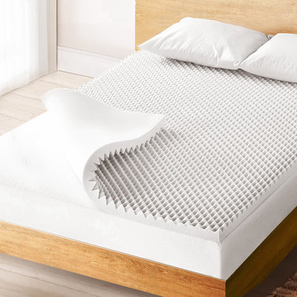 Memory Foam Mattress Topper Egg Crate 5cm - Single