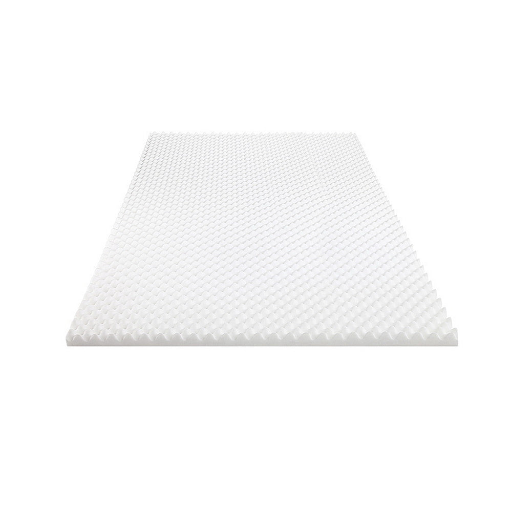 Memory Foam Mattress Topper Egg Crate 5cm - King Single
