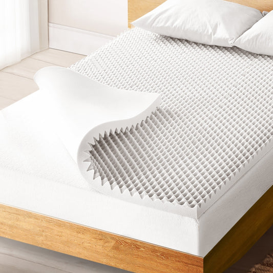 Memory Foam Mattress Topper Egg Crate 5cm - King Single