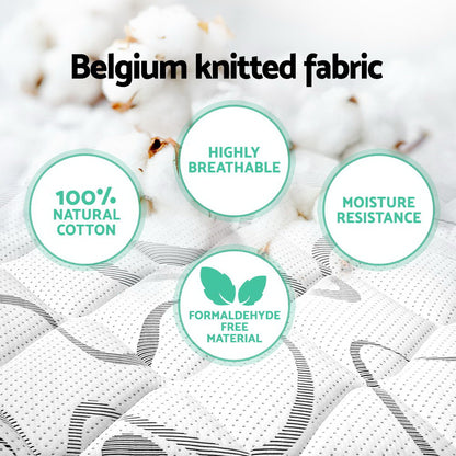 Mykonos Series Euro Top (Medium Firm) 30cm Thick Mattress - Double