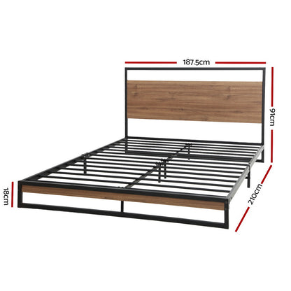 Dane King Bed Frame- Metal