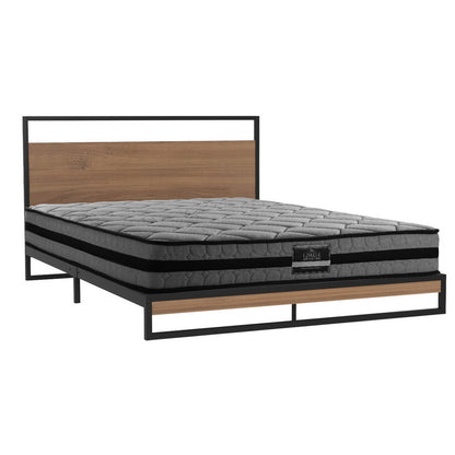 Dane Double Bed Frame with Wendell (Medium-Firm) Mattress