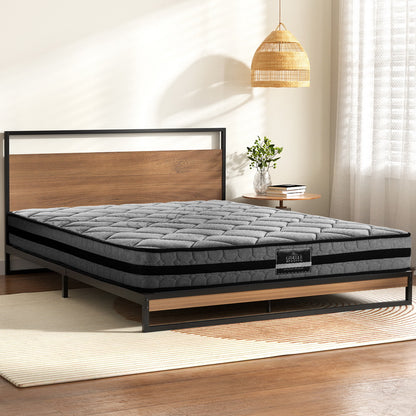 Dane Queen Bed Frame with Wendell (Medium-Firm) Mattress