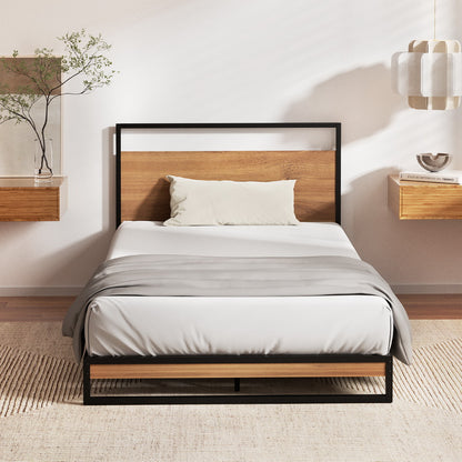 Dane Single Bed Frame with Wendell (Medium-Firm) Mattress