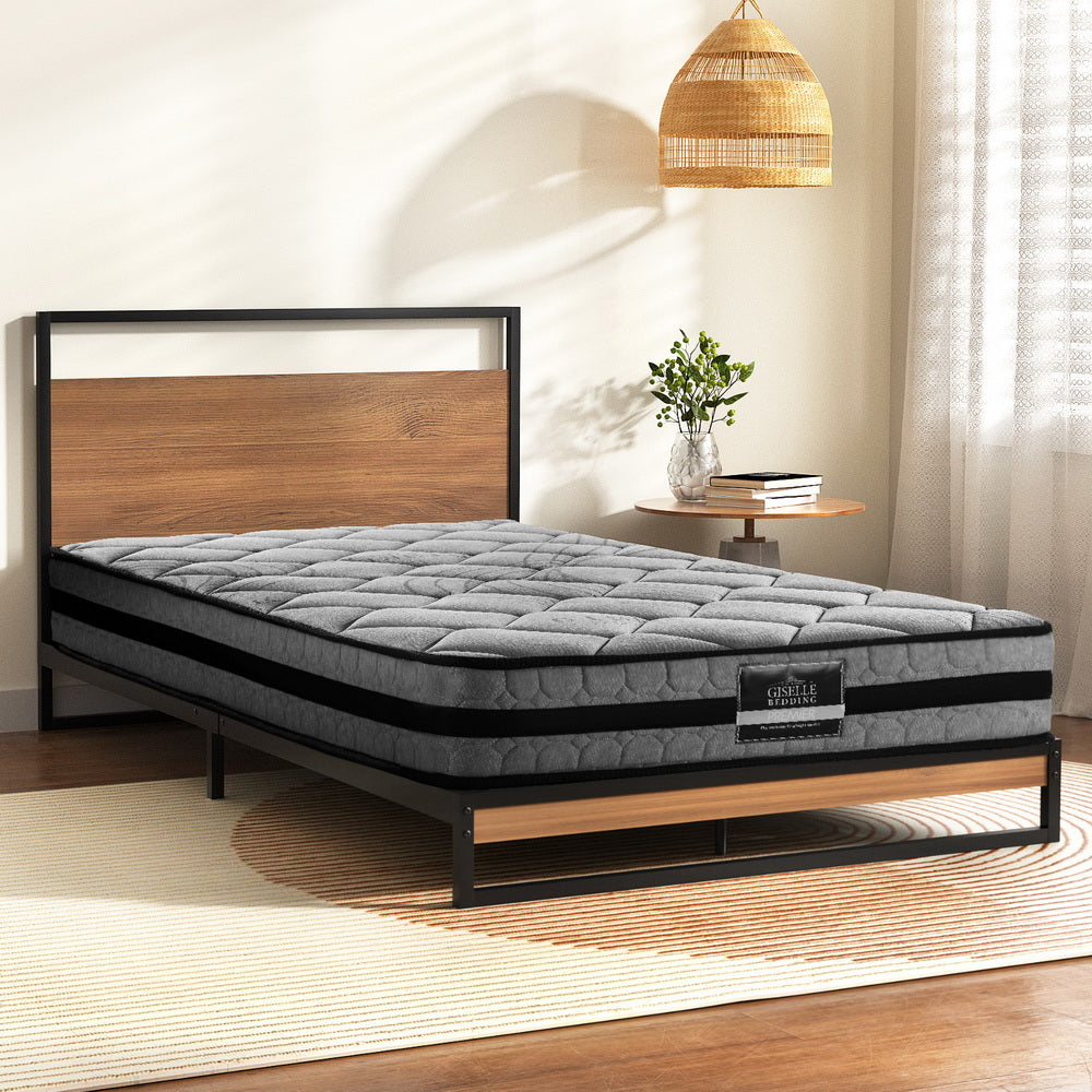 Dane Single Bed Frame with Wendell (Medium-Firm) Mattress