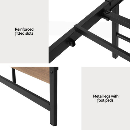 Drew Queen Bed Frame - Black Metal