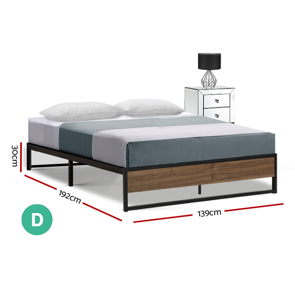 Oslo Double Bed Frame - Metal