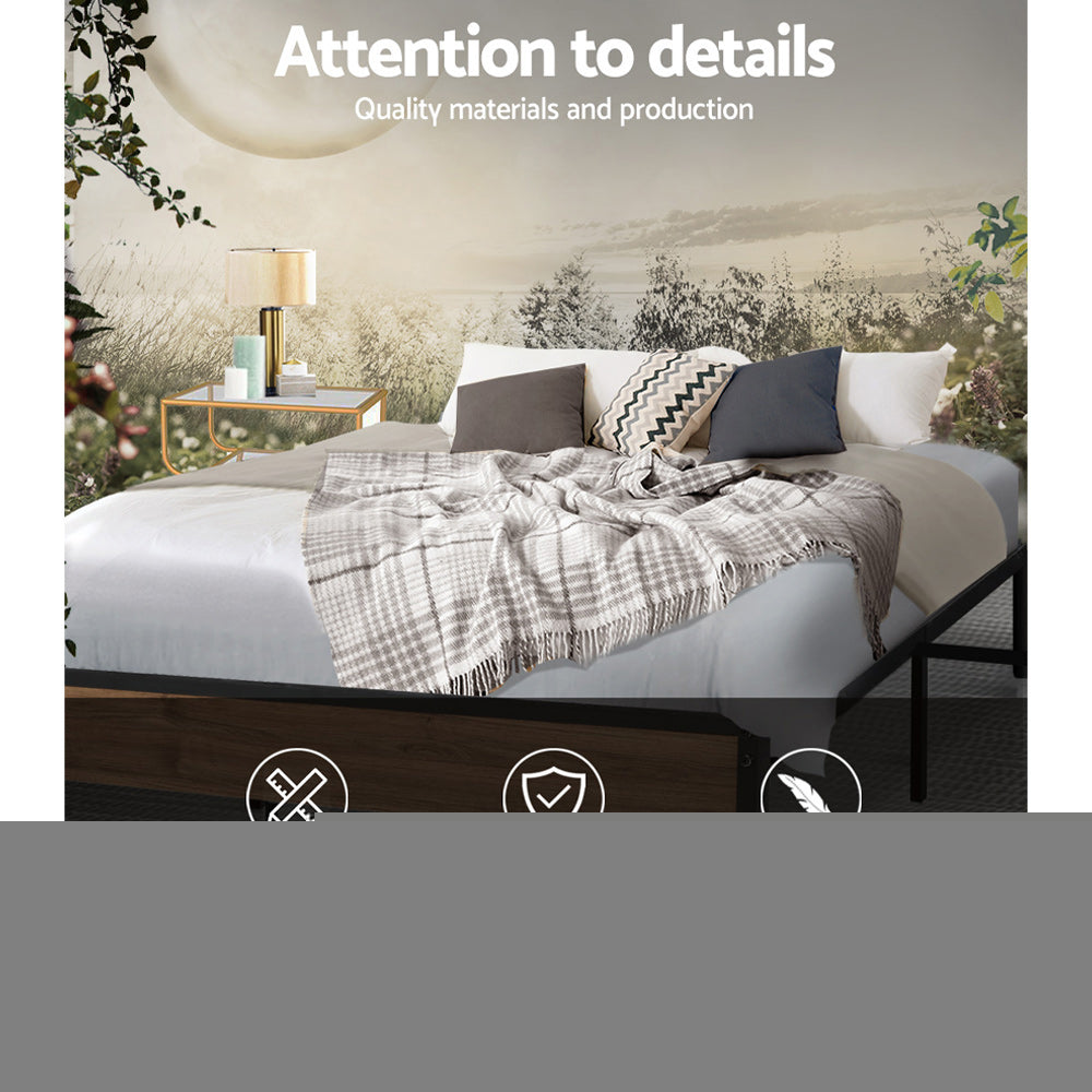 Oslo Double Bed Frame - Metal