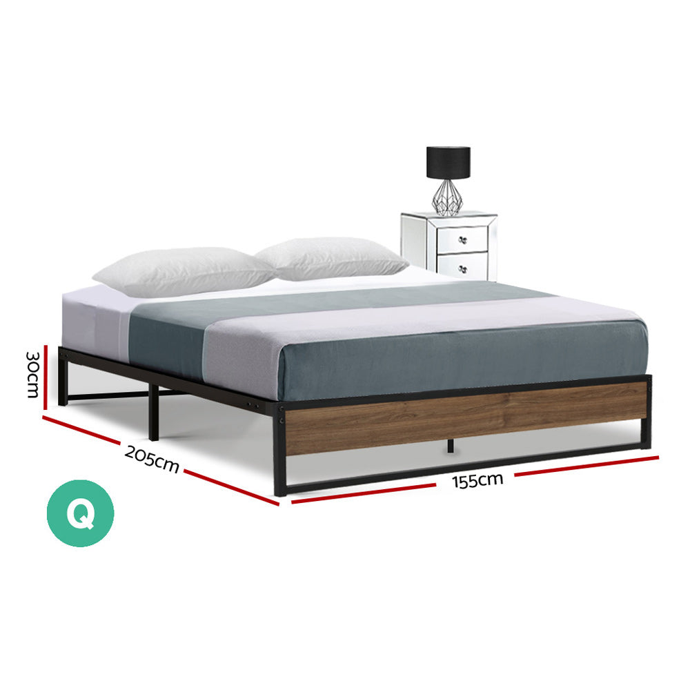 Oslo Queen Bed Frame - Metal