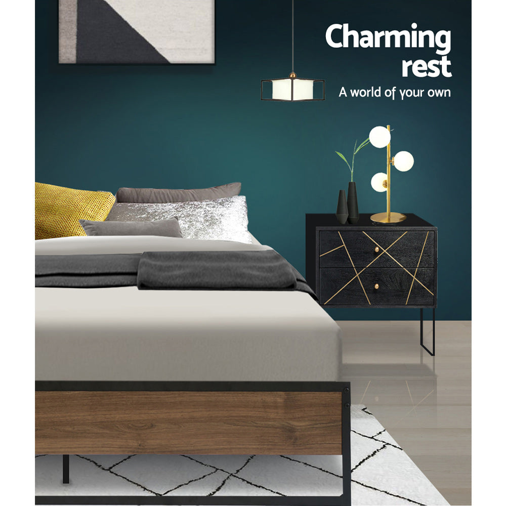 Oslo Queen Bed Frame - Metal