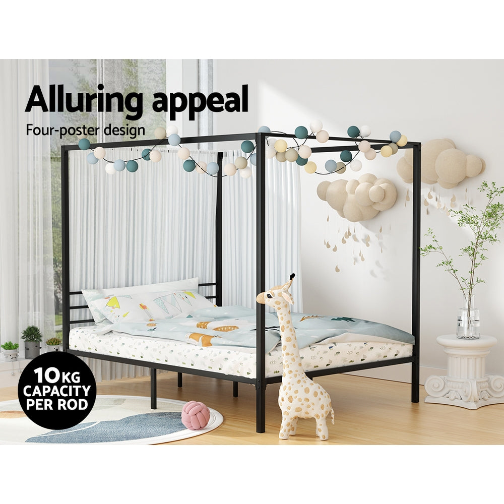 Pochy Double Bed Frame - Four Poster