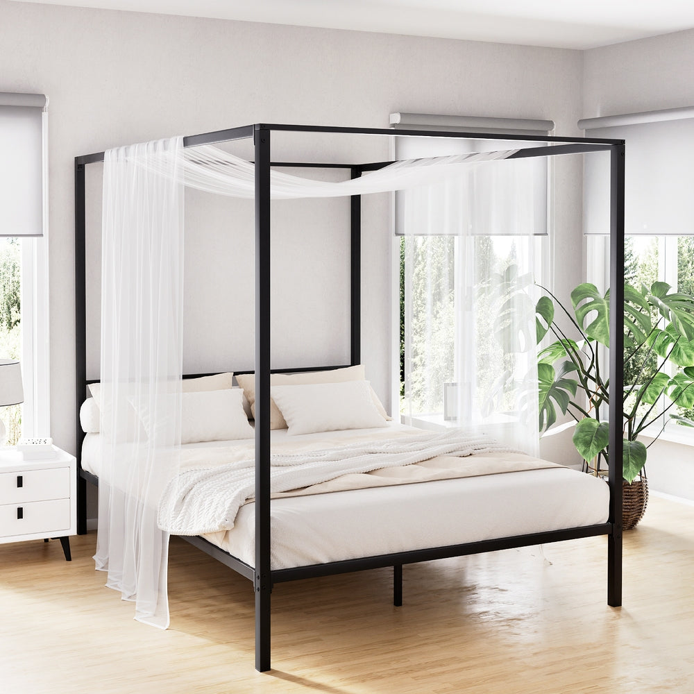 Pochy Double Bed Frame - Four Poster